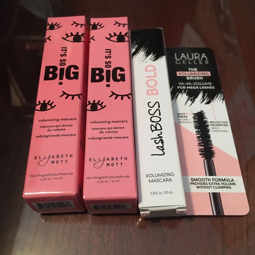 Mascara lot Elizabeth Mott and Laura Geller